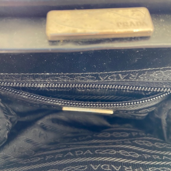 Vintage Prada Black Shoulder Purse - Picture 11 of 15